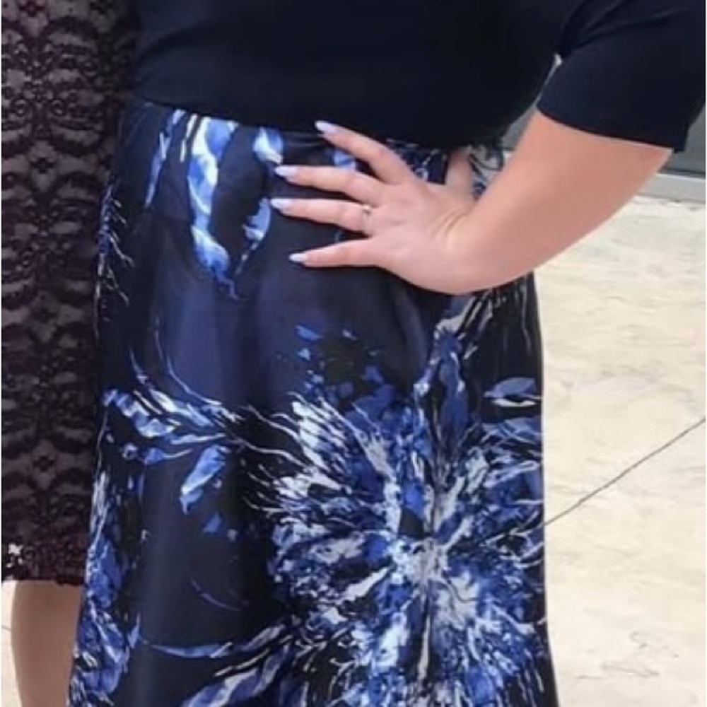 Blue Floral Dress